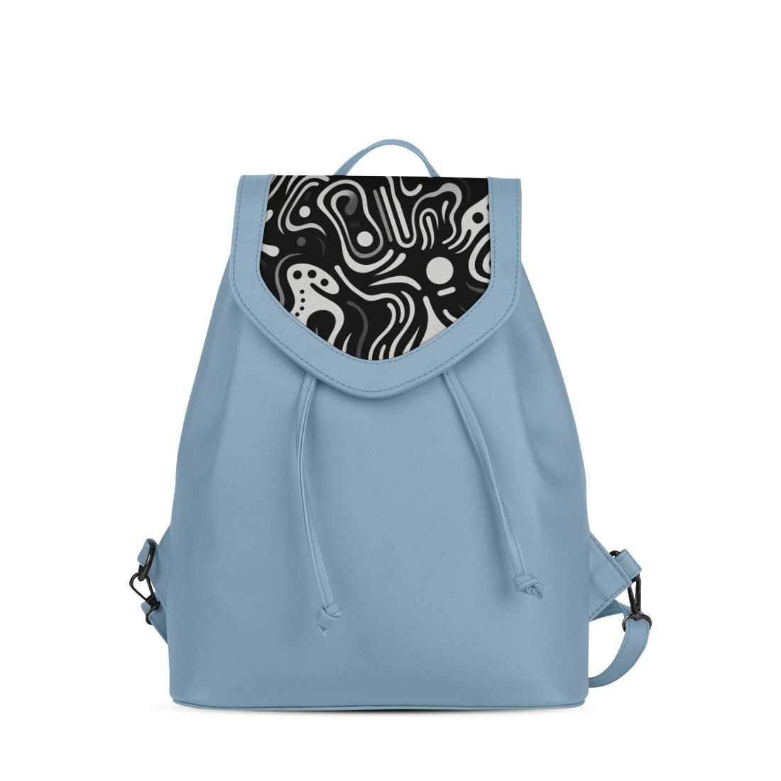 Blue City Serenade Backpack Monochrome Maelstrom - CANVAEGYPT