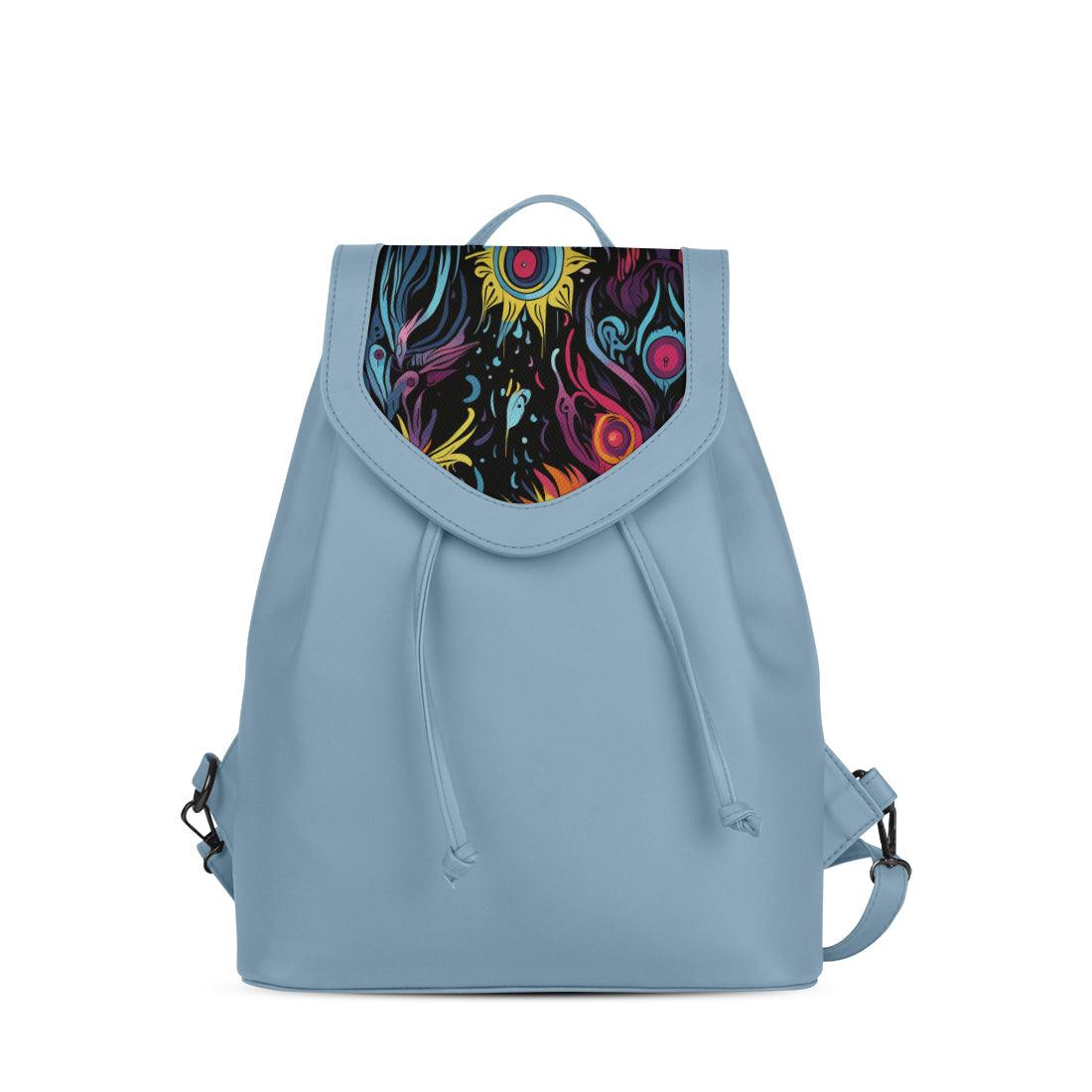 Blue City Serenade Backpack Purple Ikat Mirage - CANVAEGYPT