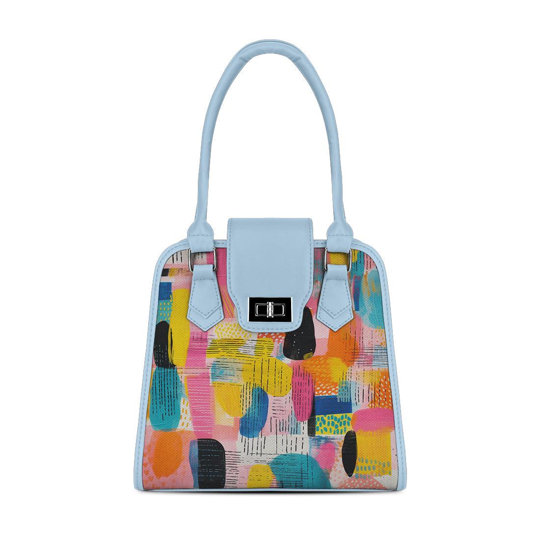 Blue Metropolitan Charm Bag Candy Brushstrokes - CANVAEGYPT