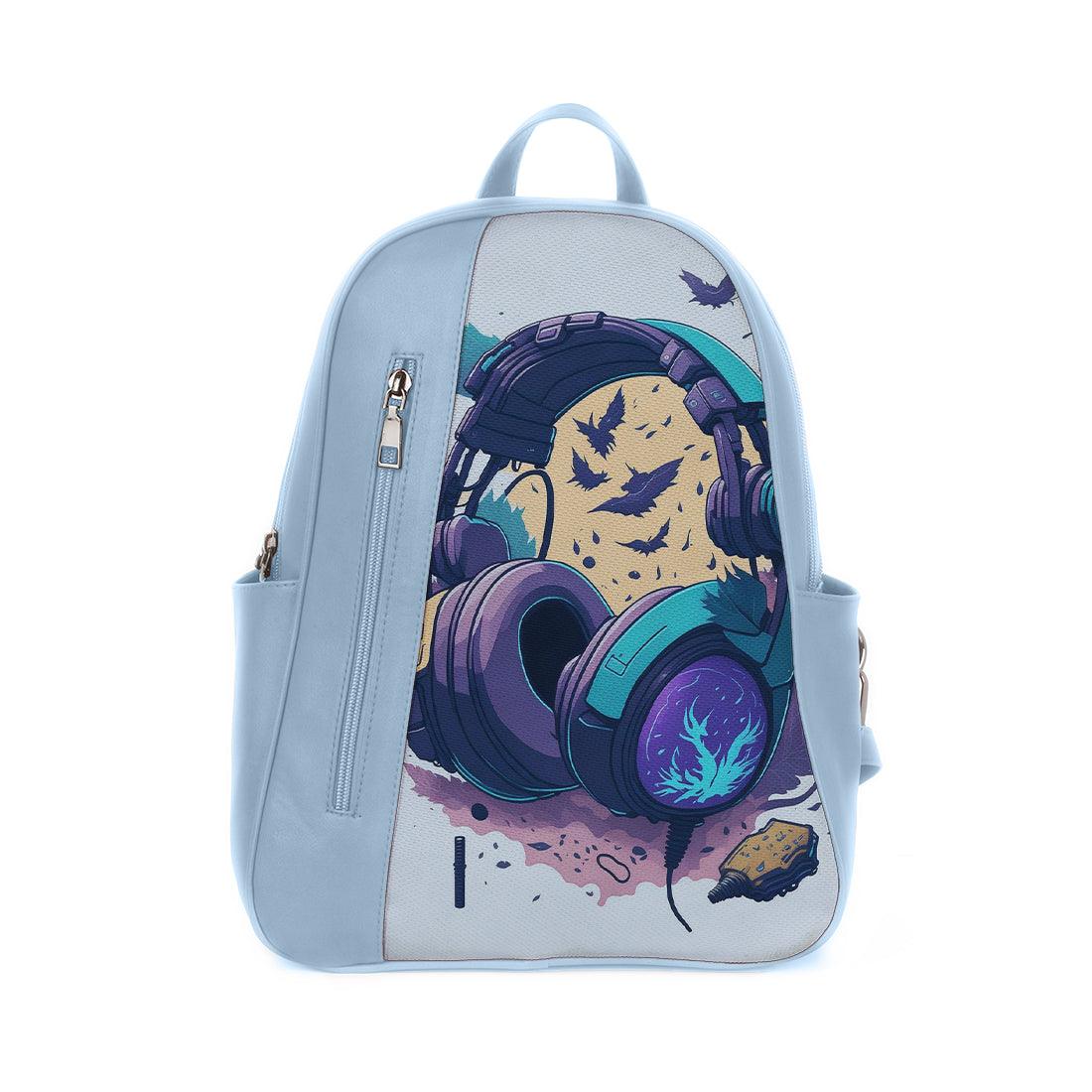 Blue Mixed Backpack Headphone - CANVAEGYPT