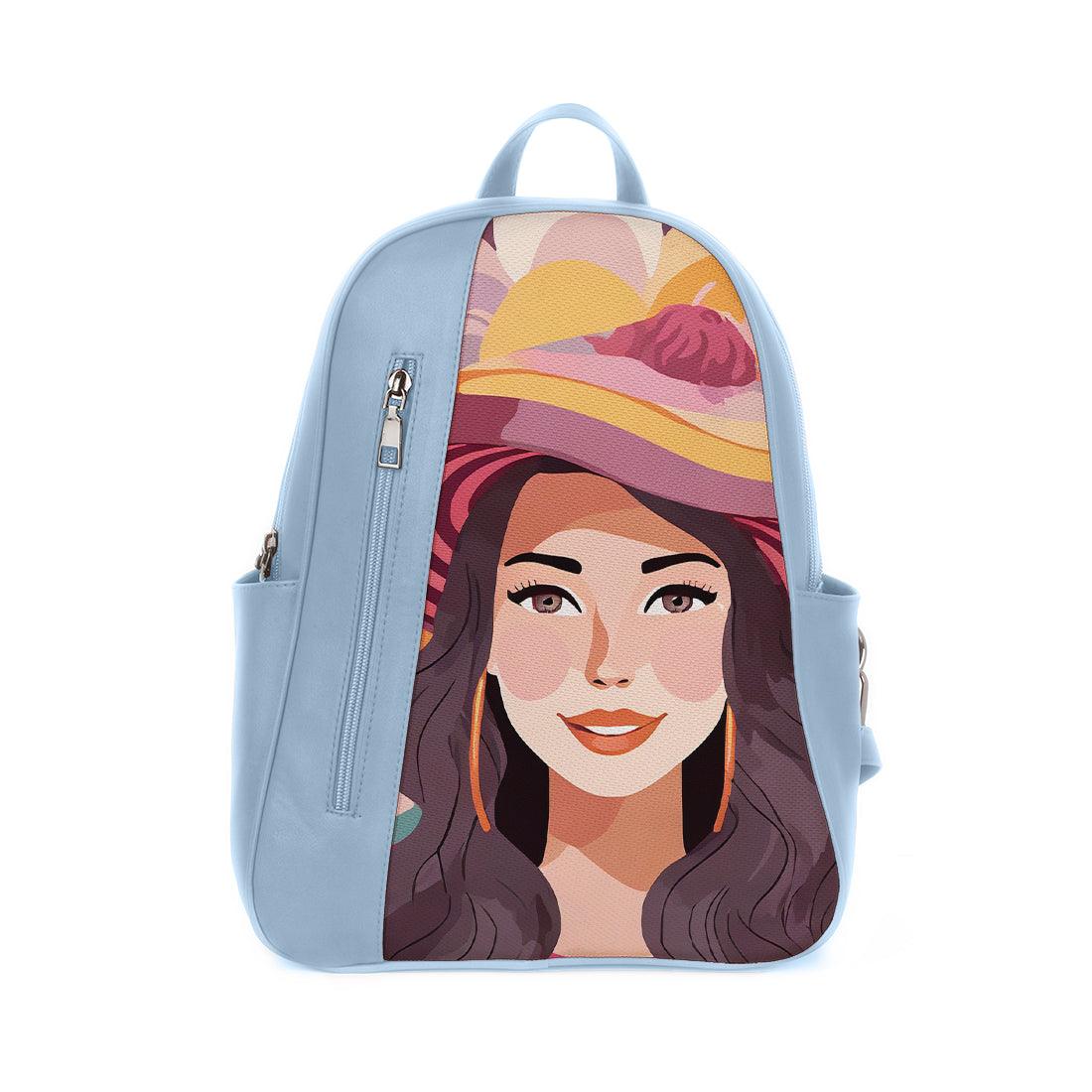 Blue Mixed Backpack Marquise - CANVAEGYPT