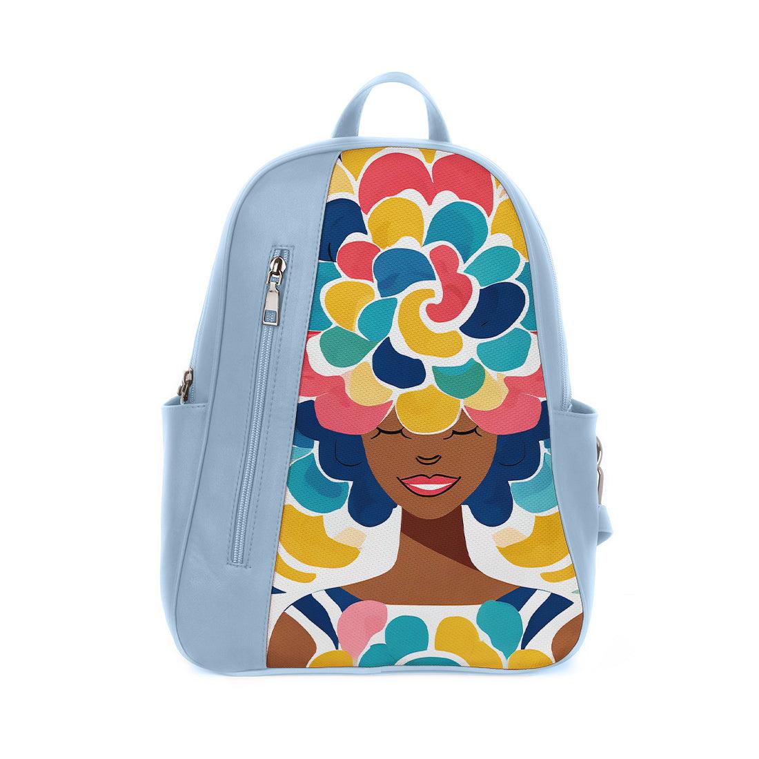 Blue Mixed Backpack Pretty Woman - CANVAEGYPT