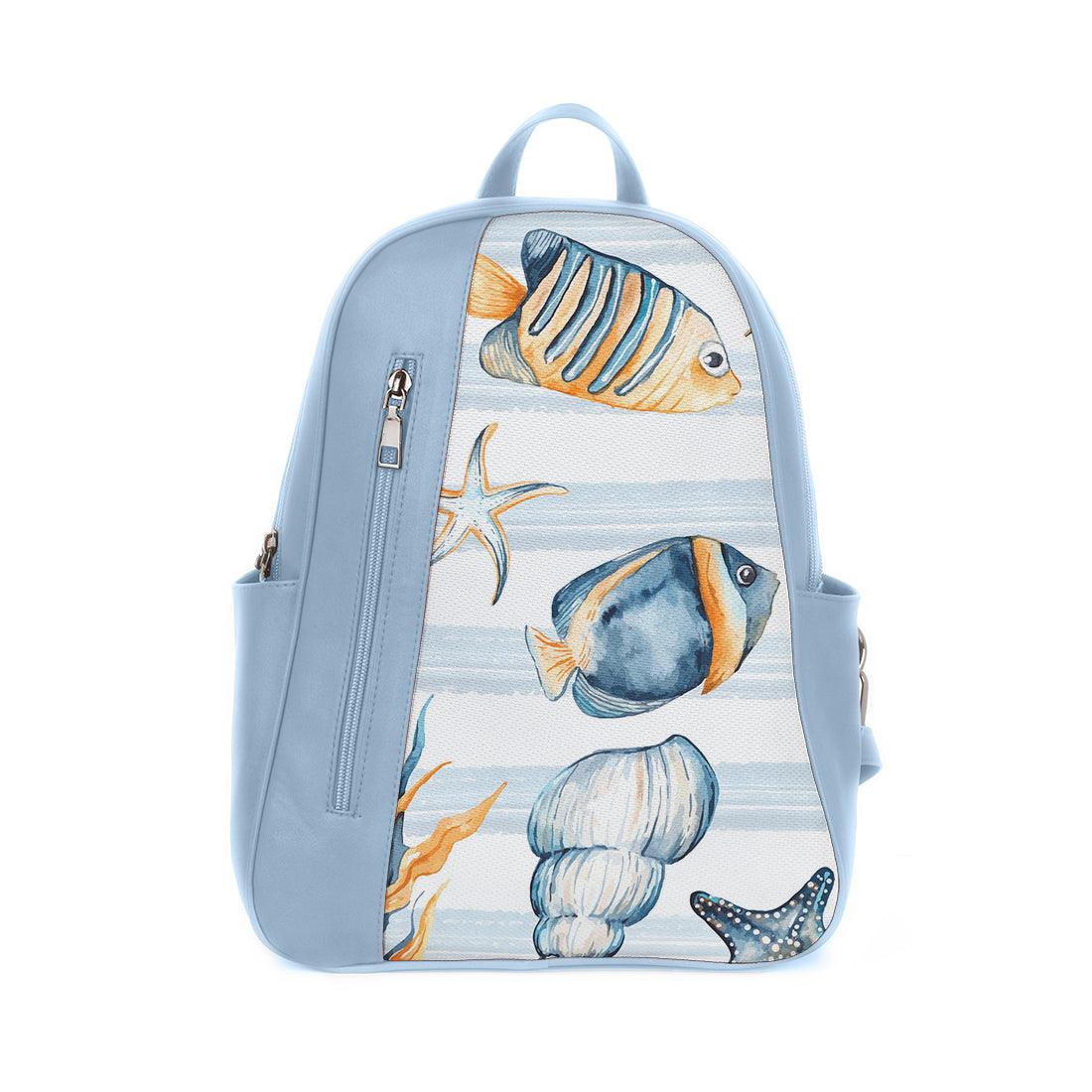 Blue Mixed Backpack Sea Life - CANVAEGYPT