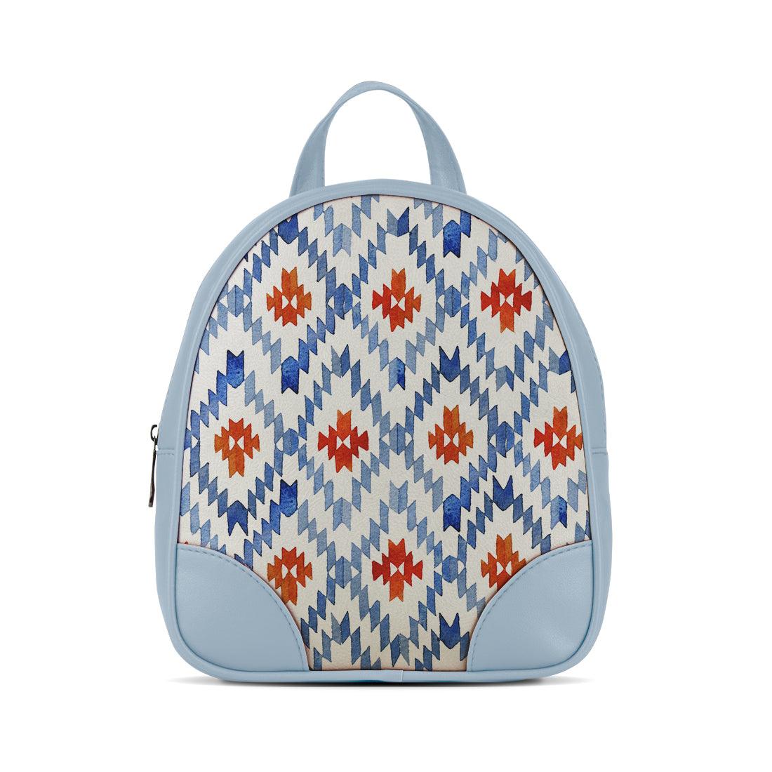 Blue O Mini Backpacks Blue rhombus - CANVAEGYPT