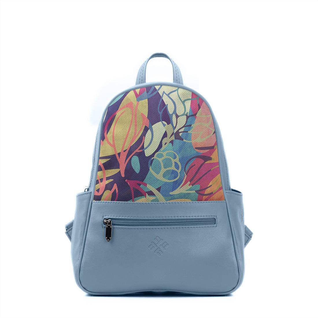 Blue Vivid Backpack Sea Herbs - CANVAEGYPT