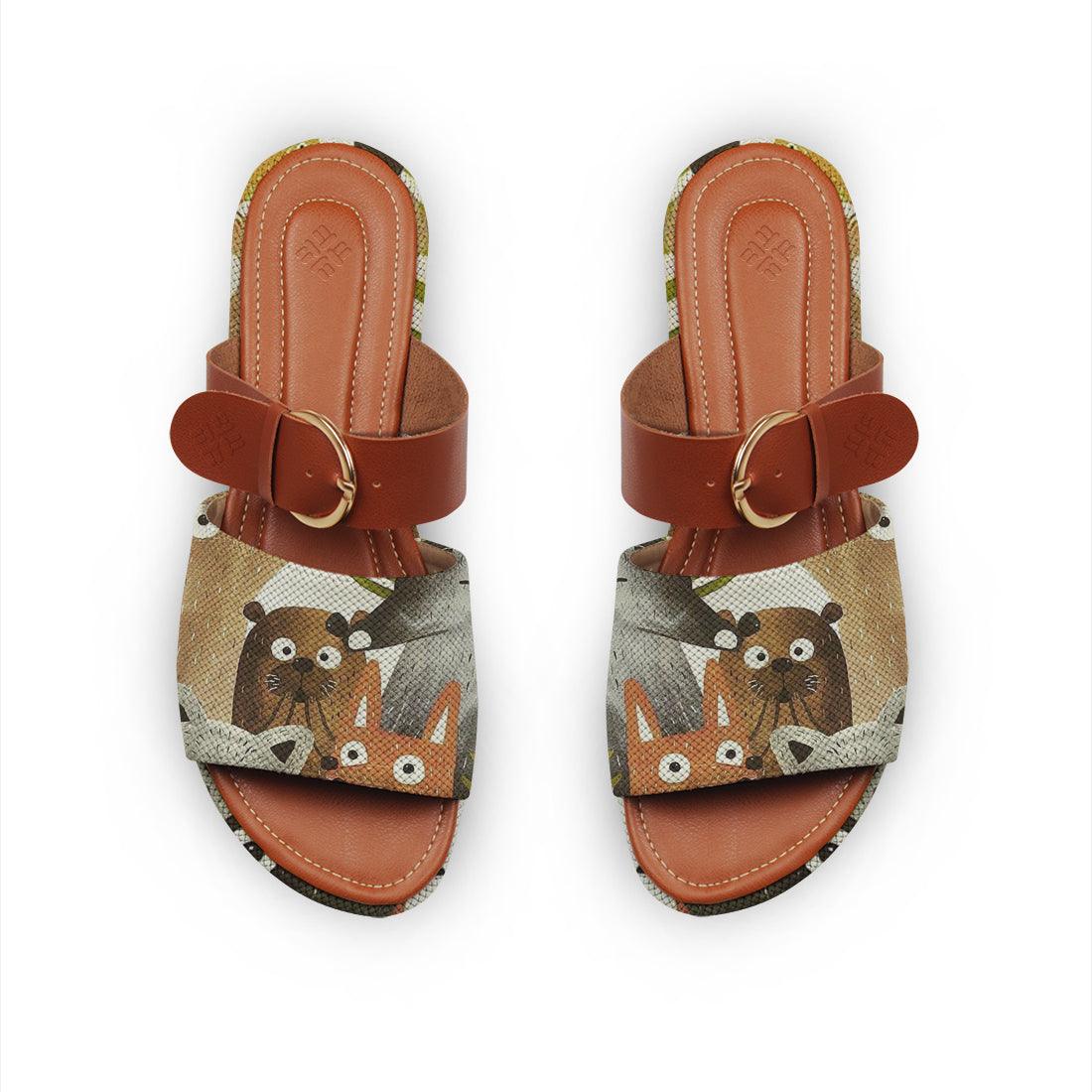 Buckle Slide Slipper Jungle - CANVAEGYPT