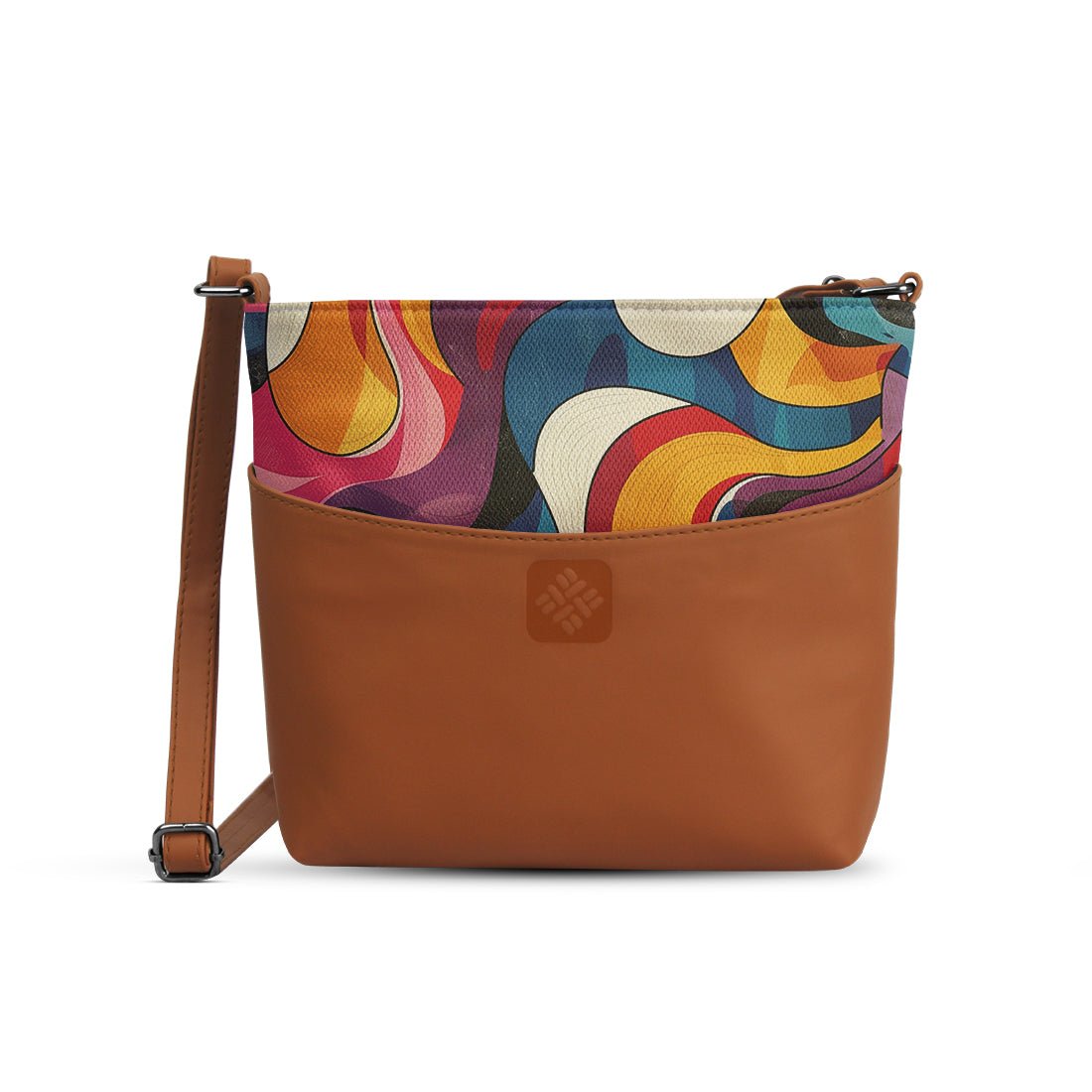 Chic Essentials Crossbody Abstract Pattern - CANVAEGYPT