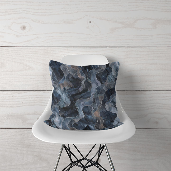 Decorative Pillow Dark Watercolor - CANVAEGYPT