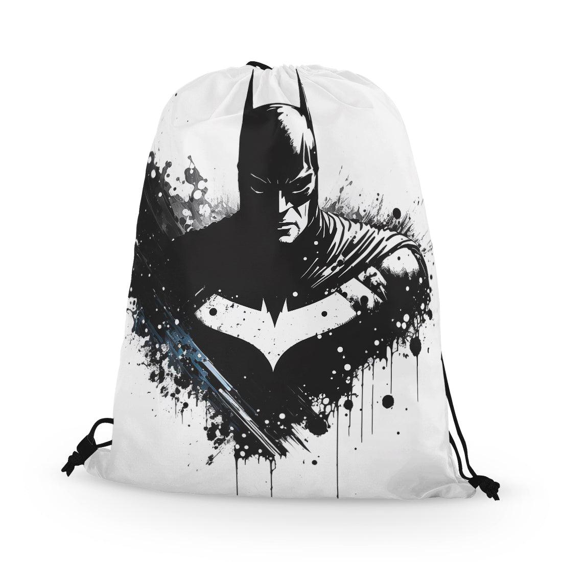 Drawstring Bag B&W Batman - CANVAEGYPT