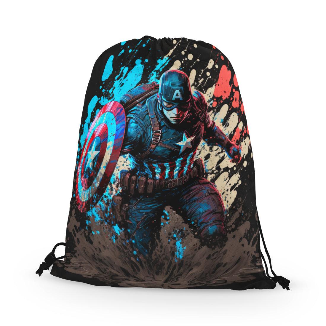 Drawstring Bag Captain America - CANVAEGYPT