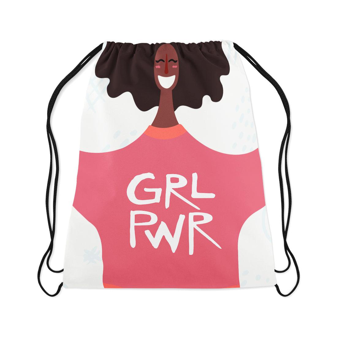 Drawstring Bag GRL PWR - CANVAEGYPT