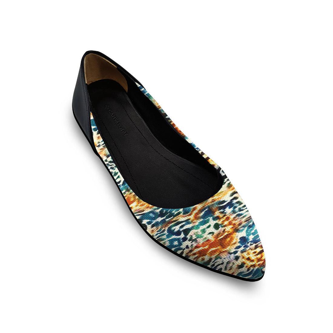 Flat Women's Shoe Animals Skin - CANVAEGYPT