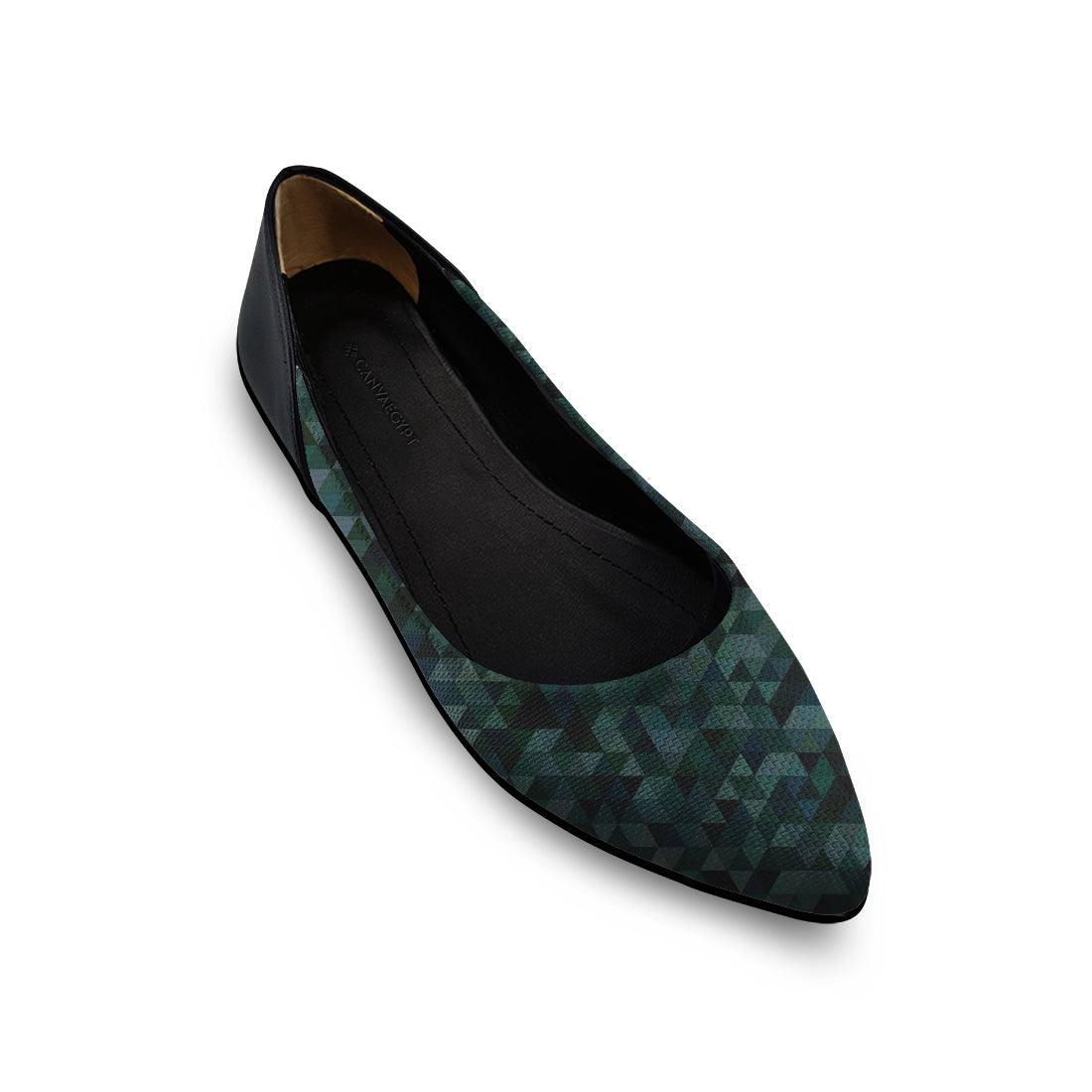 Flat Women's Shoe Oil Tri - CANVAEGYPT