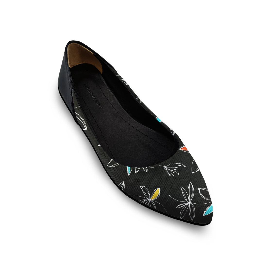 Flat Women's Shoes Floral Line - CANVAEGYPT