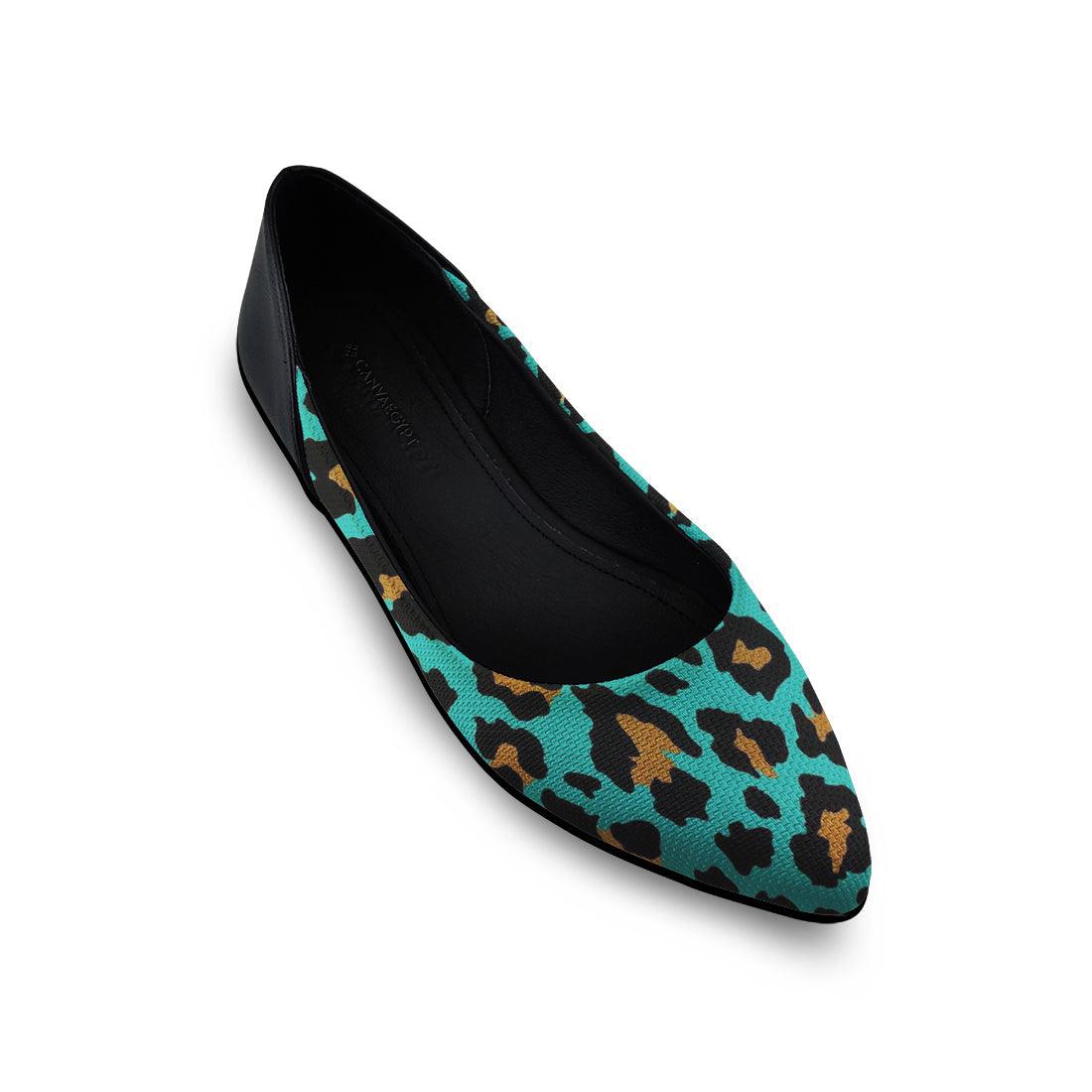 Flat Women's Shoes Skin Greeny - CANVAEGYPT