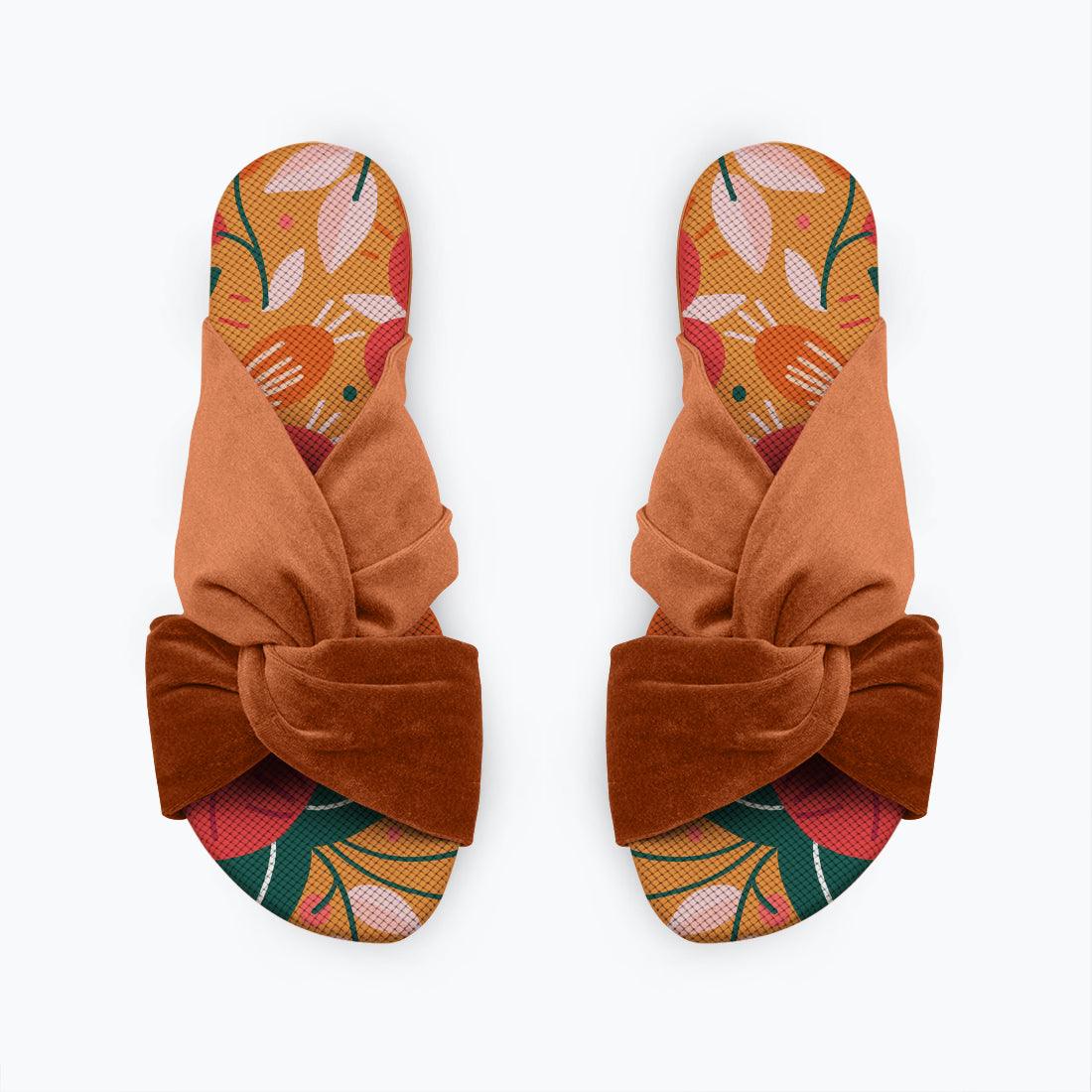 Havana Chappal Flip Flop Flower Art - CANVAEGYPT