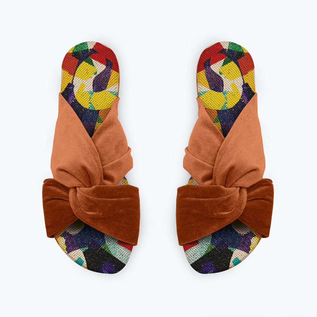 Havana Chappal Flip Flop Multicolor Abstract - CANVAEGYPT