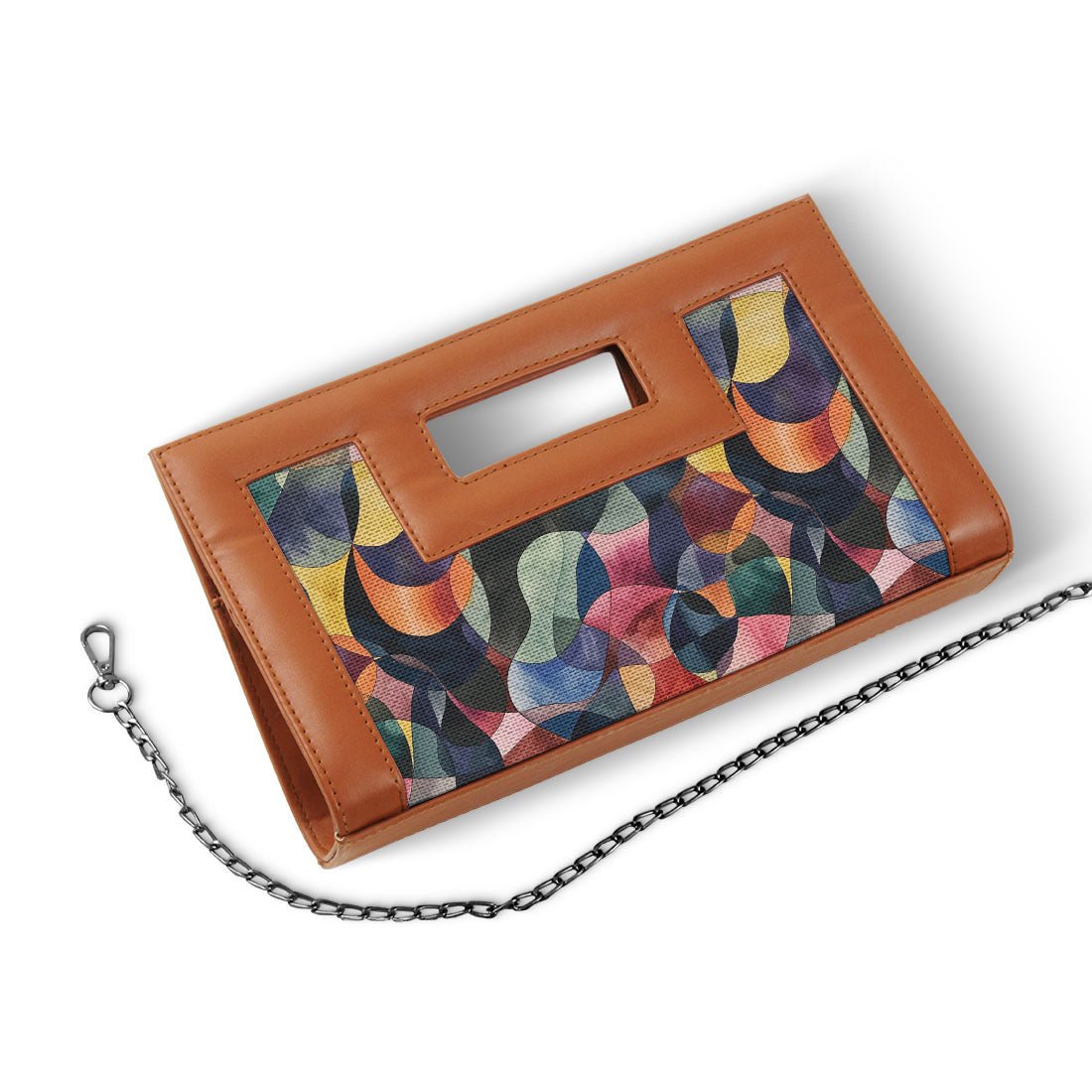 Havana City Sleek Clutch Watercolor Wavy - CANVAEGYPT