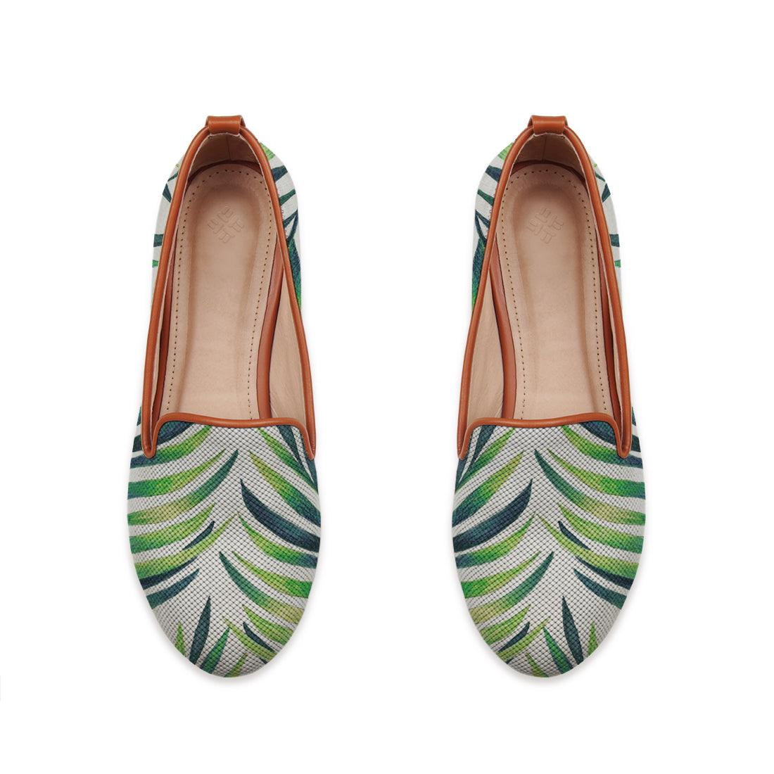 Havana Espadrille Green Leafs - CANVAEGYPT