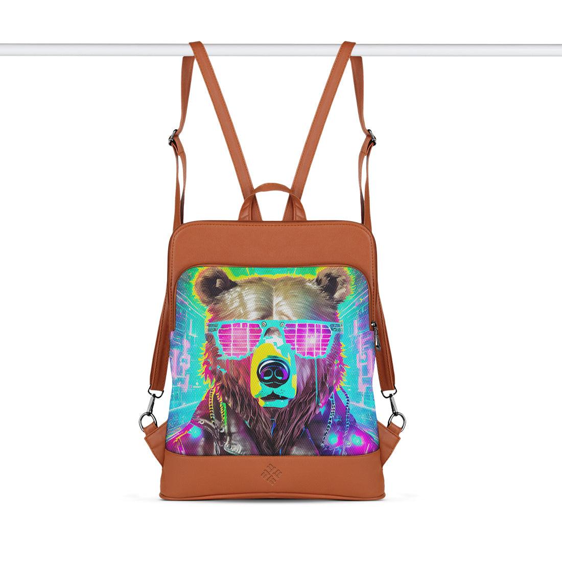 Havana Laptop Backpack Cyberpunk Bear - CANVAEGYPT