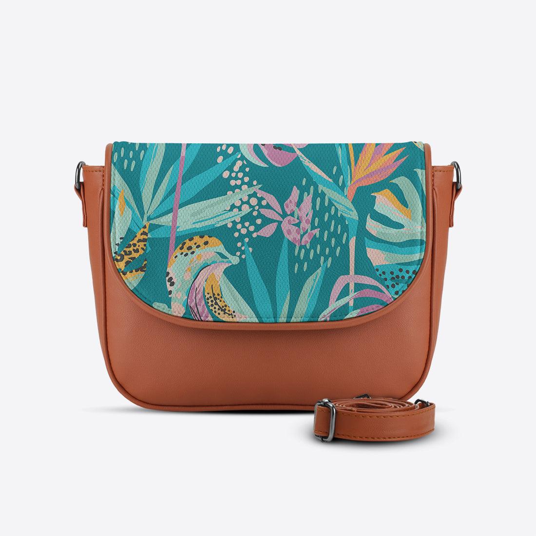 Havana Messenger Crossbody Blue Garden - CANVAEGYPT