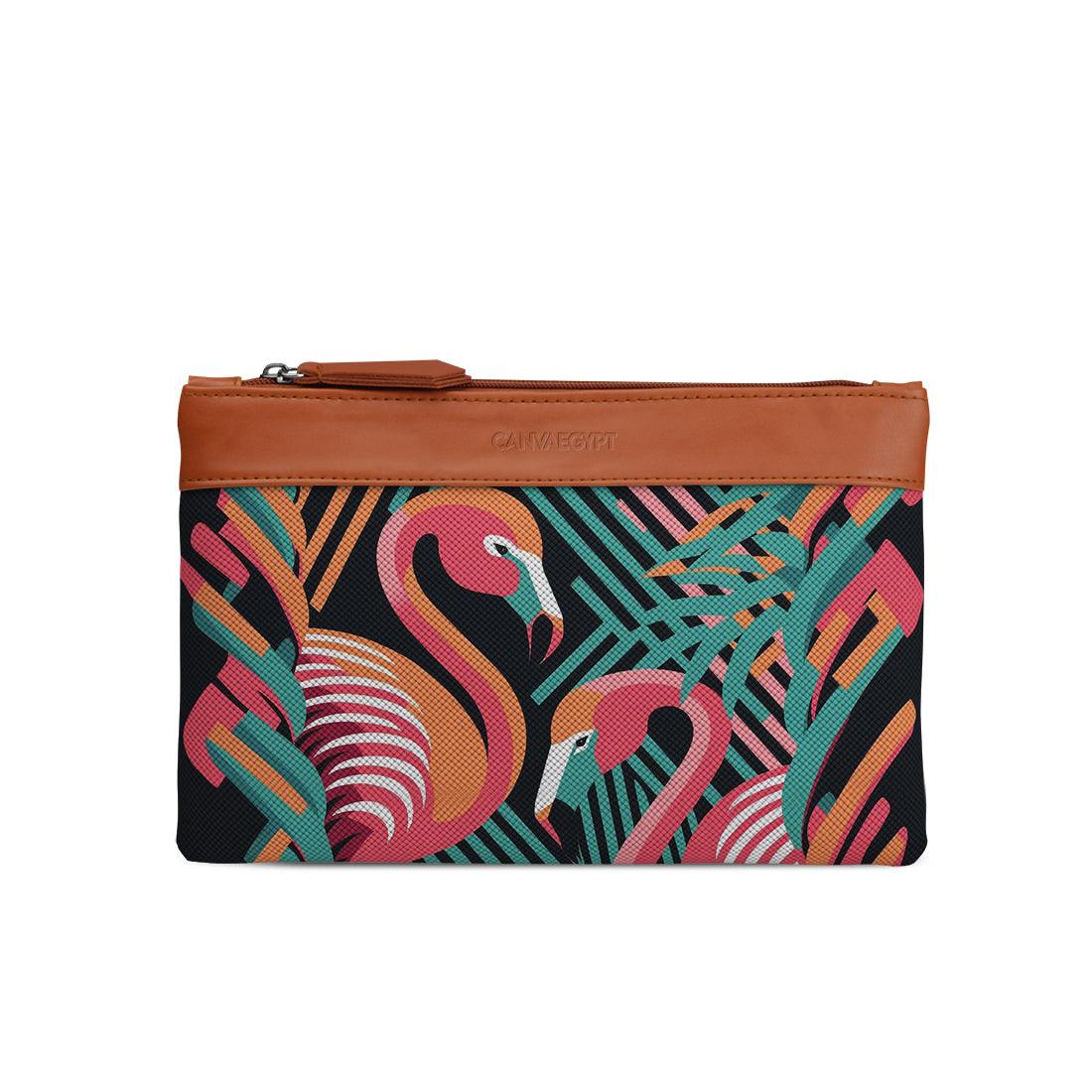 Havana Mixed Pouches Flamingos & Arrows - CANVAEGYPT