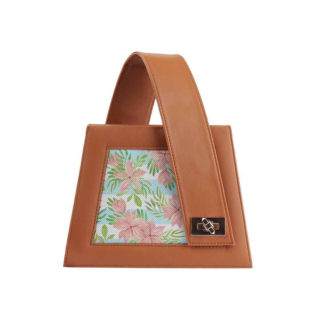 Havana One Handed Bag Flowers Abstract - CANVAEGYPT