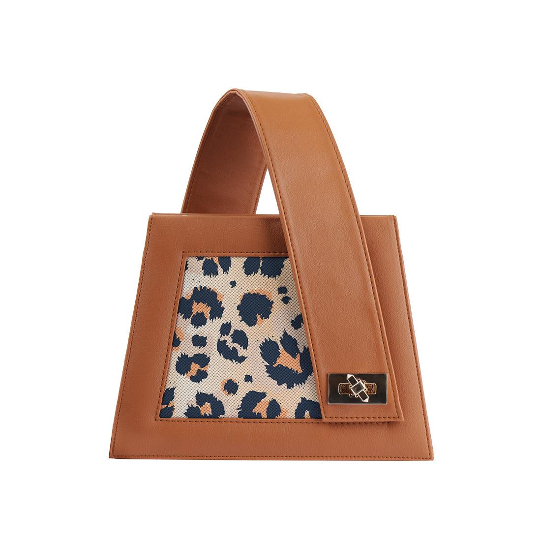 Havana One Handed Bag Orange Cheetah - CANVAEGYPT