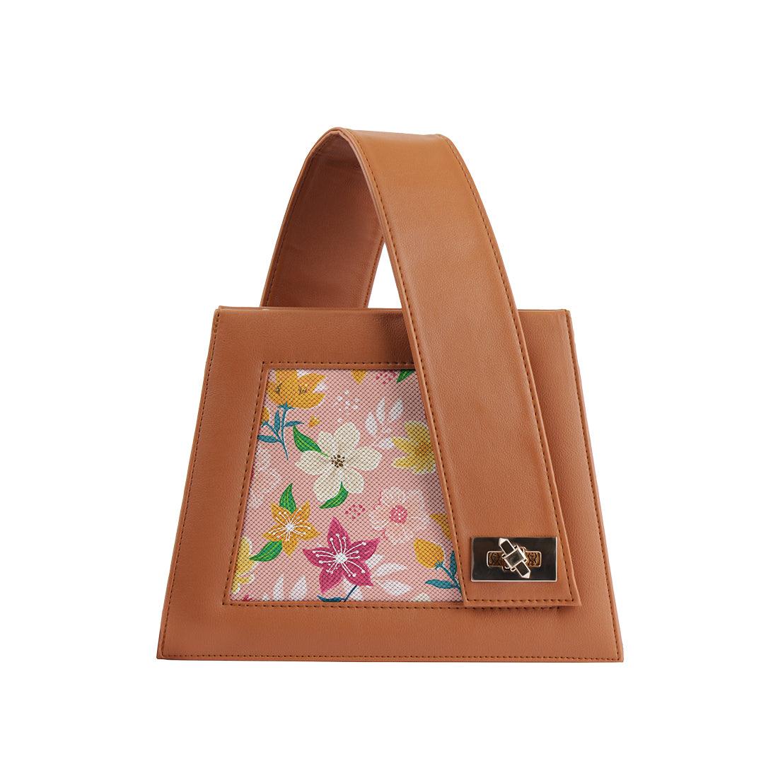 Havana One Handed Bag Pink Floral - CANVAEGYPT