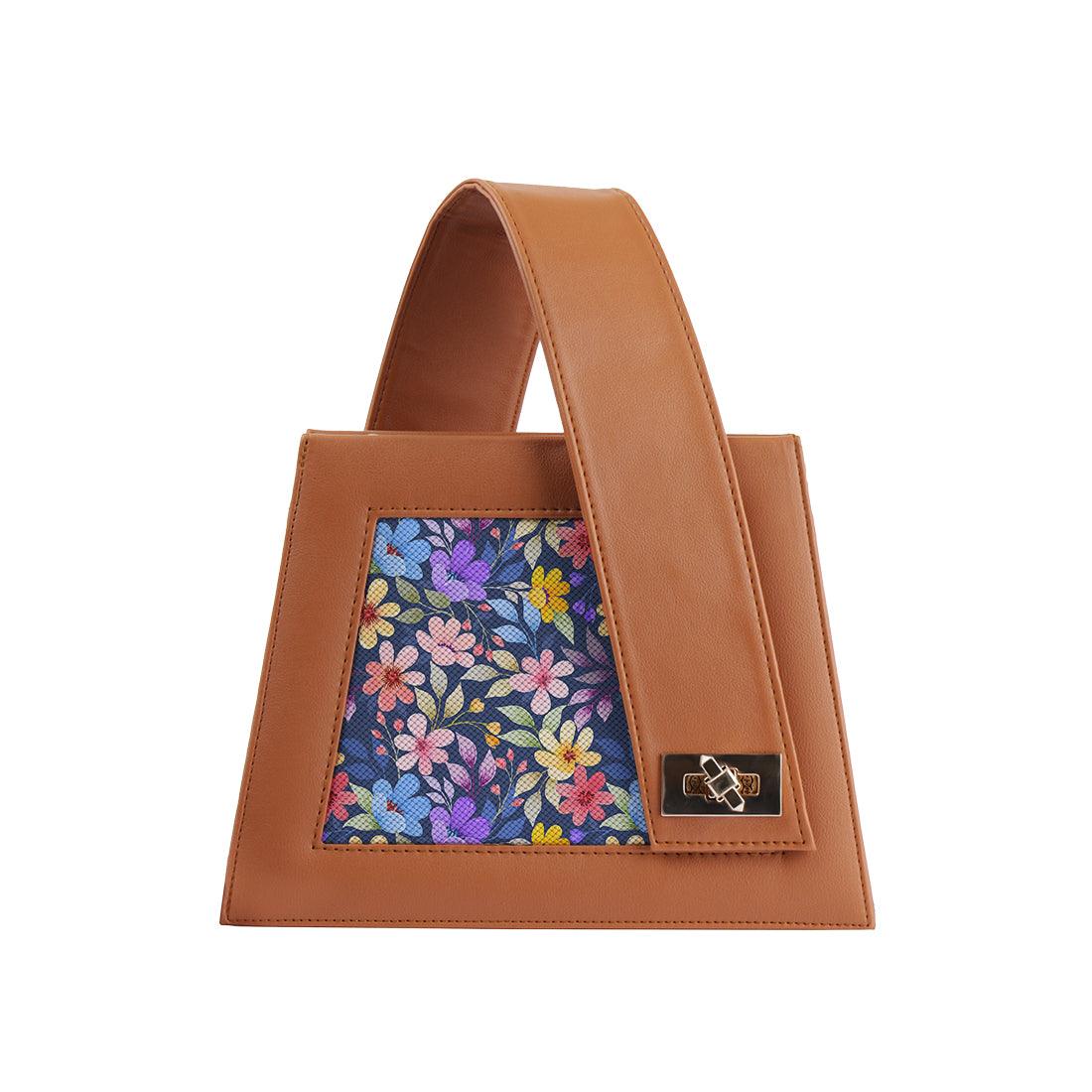 Havana One Handed Bag Purple Floral - CANVAEGYPT