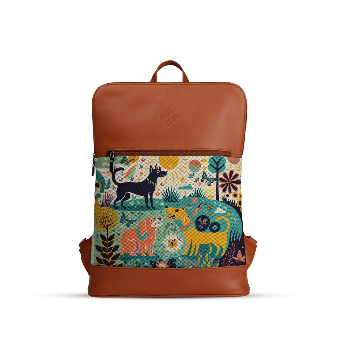 Havana Orbit Laptop Backpack Garden - CANVAEGYPT