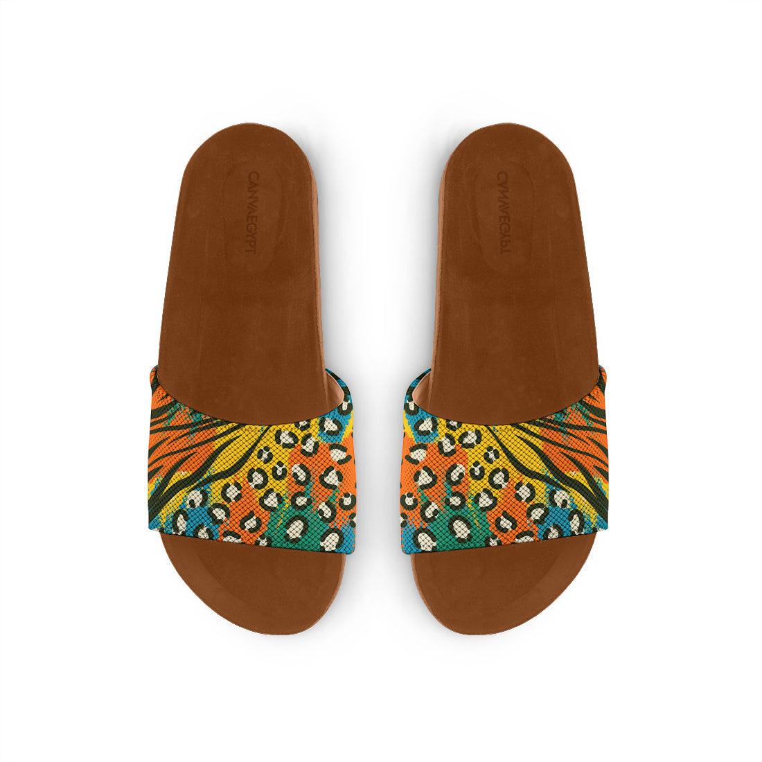 Havana Slide Slipper African Colors - CANVAEGYPT