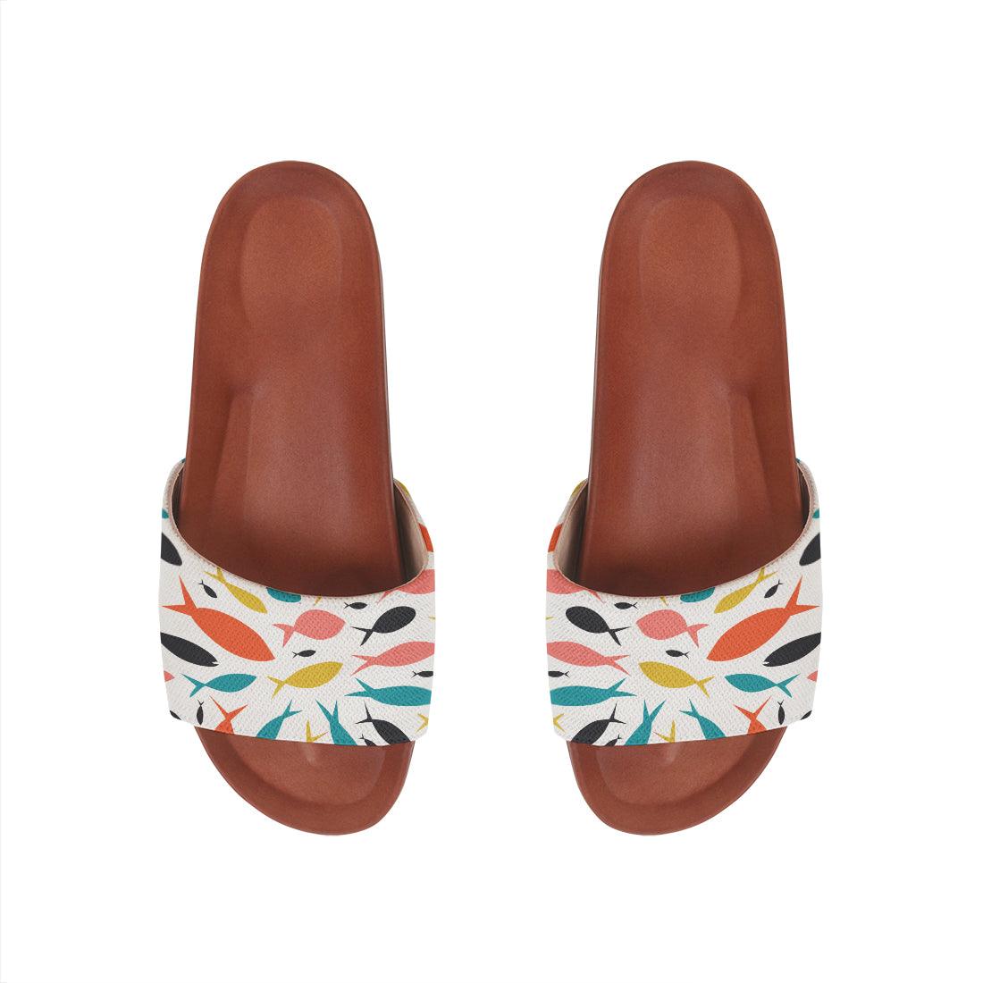 Havana Slide Slipper Colorful ocean - CANVAEGYPT