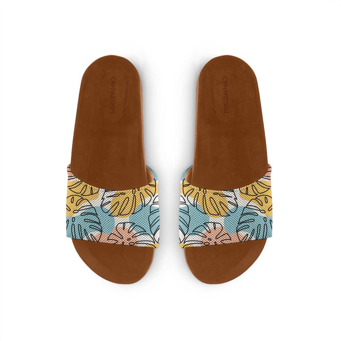 Havana Slide Slipper Floral - CANVAEGYPT