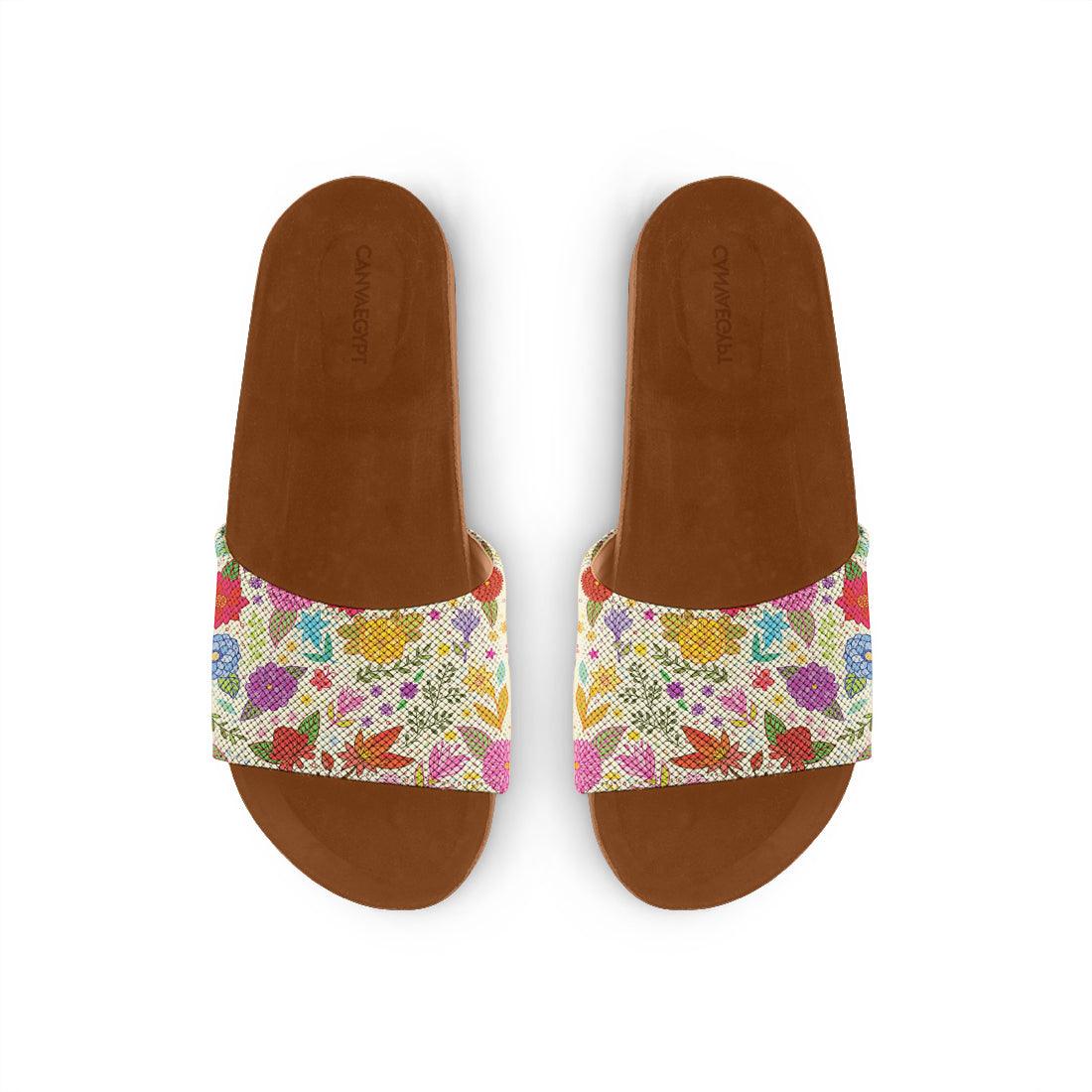 Havana Slide Slipper Flowers - CANVAEGYPT