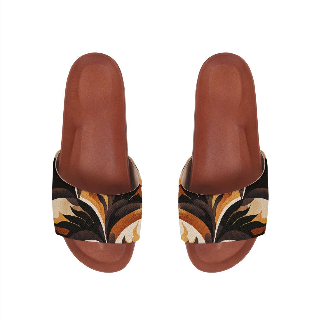 Havana Slide Slipper Short Leaf - CANVAEGYPT