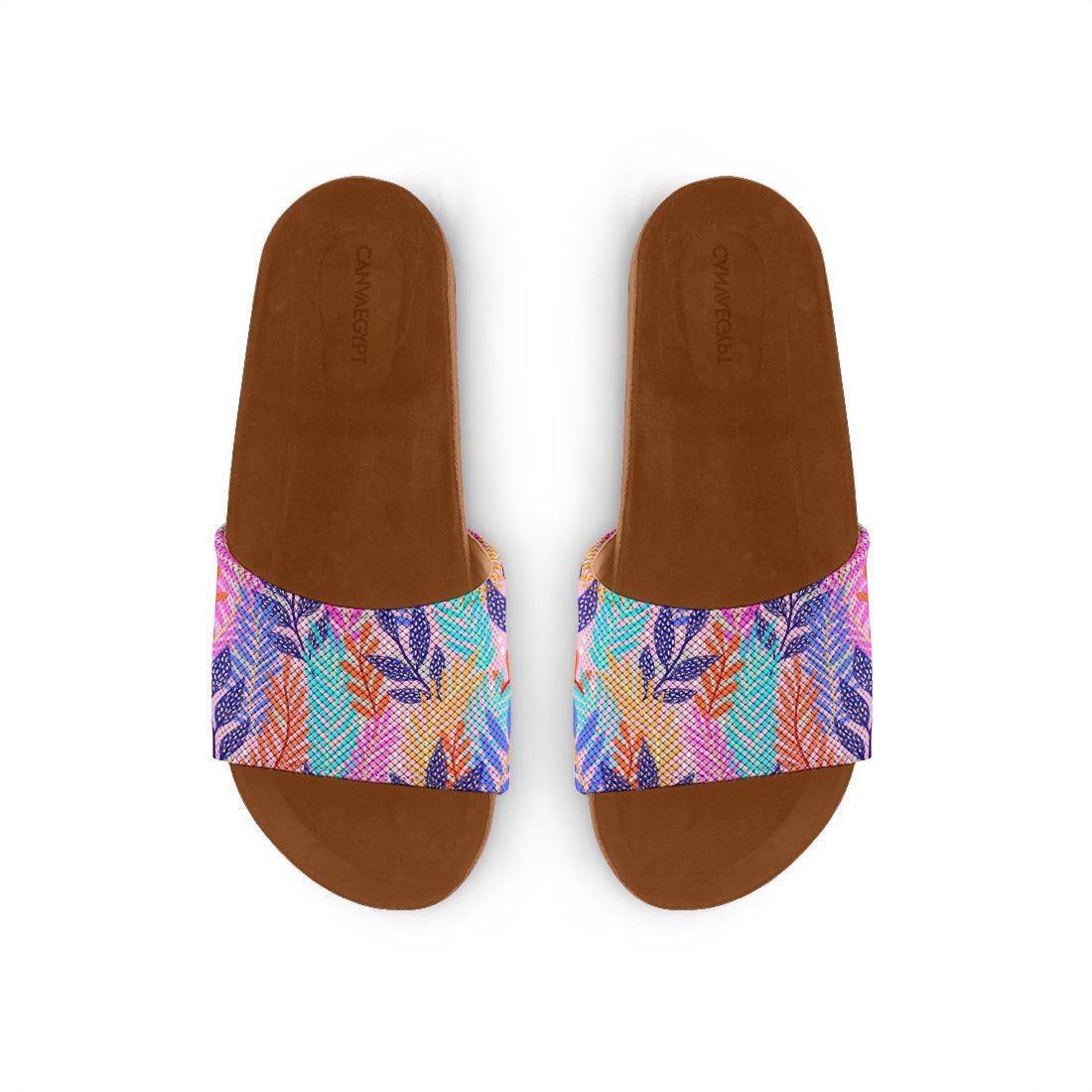 Havana Slide Slipper Vibrant Vines - CANVAEGYPT