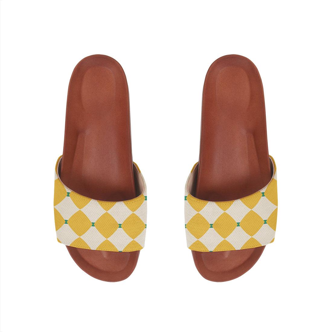 Havana Slide Slipper Yellow Spots - CANVAEGYPT