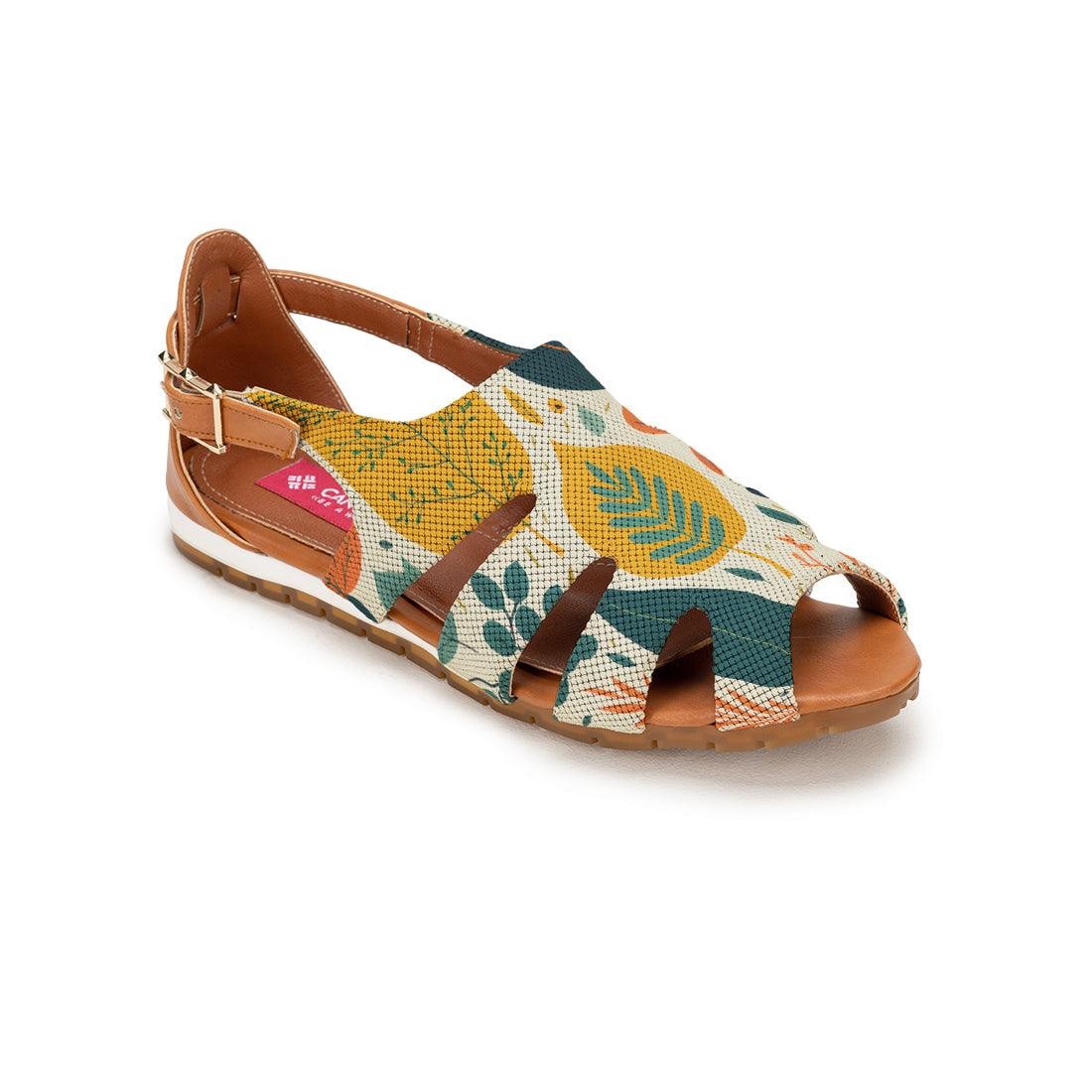 Havana Spider Toe Sandal Leaves - CANVAEGYPT