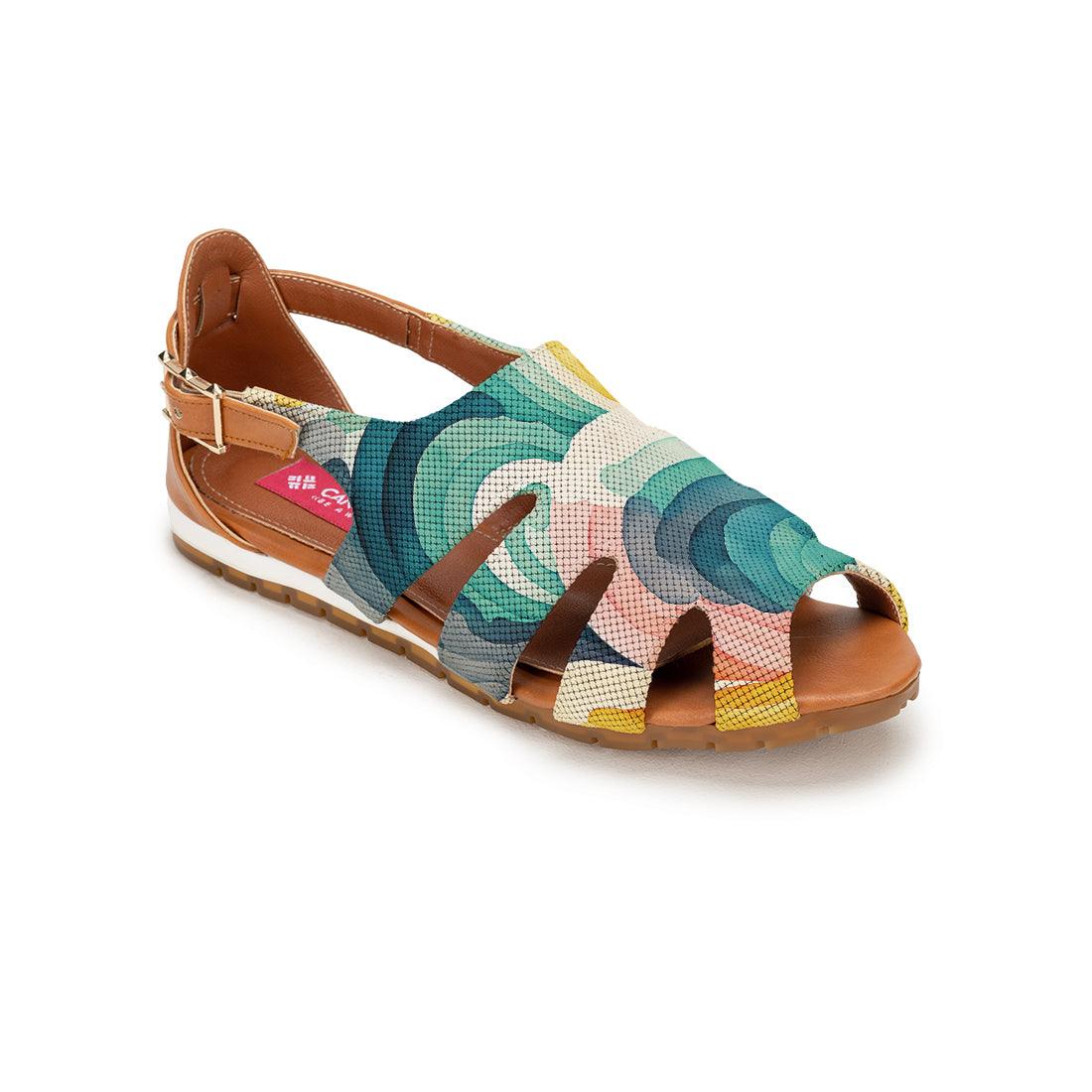 Havana Spider Toe Sandal Scribbles - CANVAEGYPT