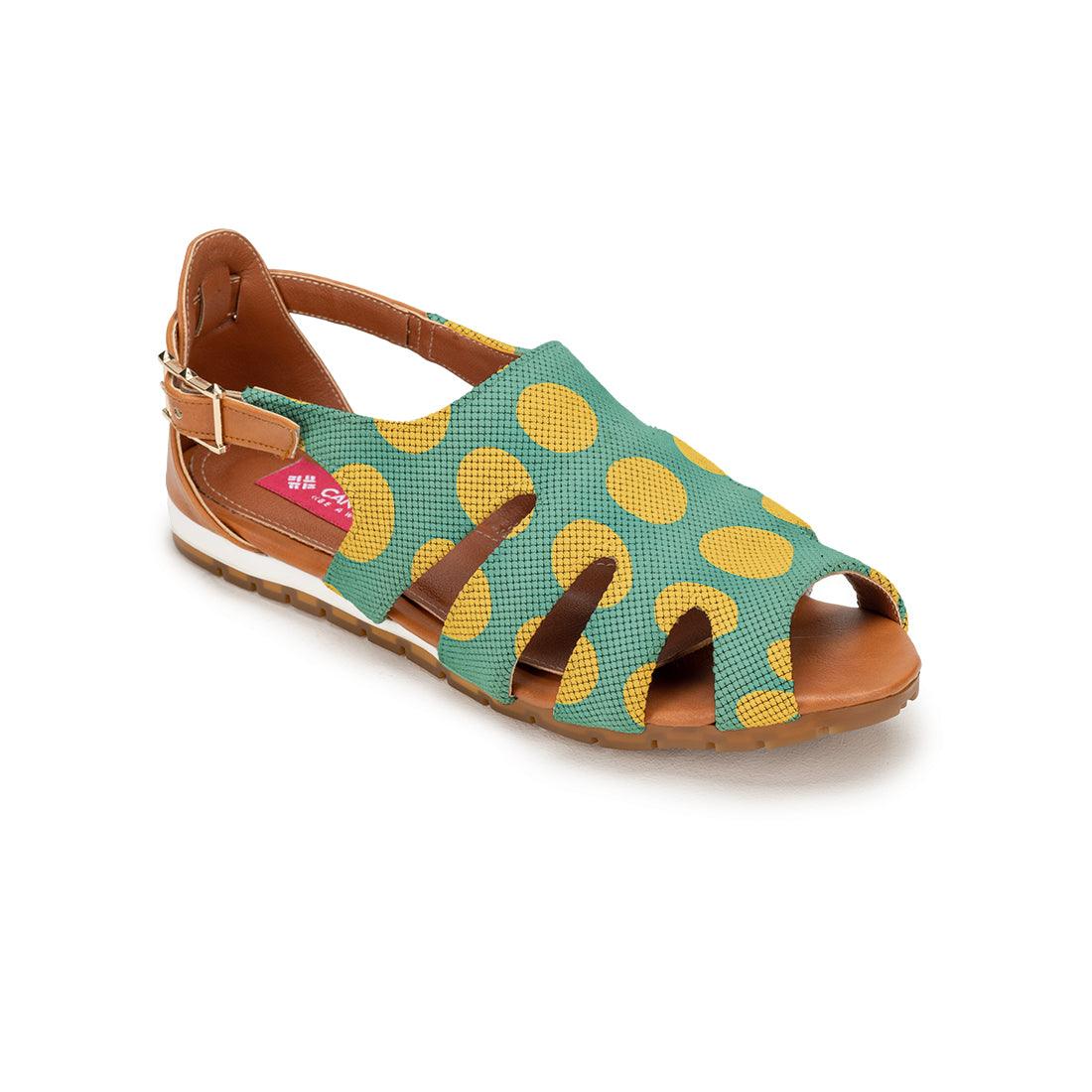 Havana Spider Toe Sandal Yellow Bubbles - CANVAEGYPT