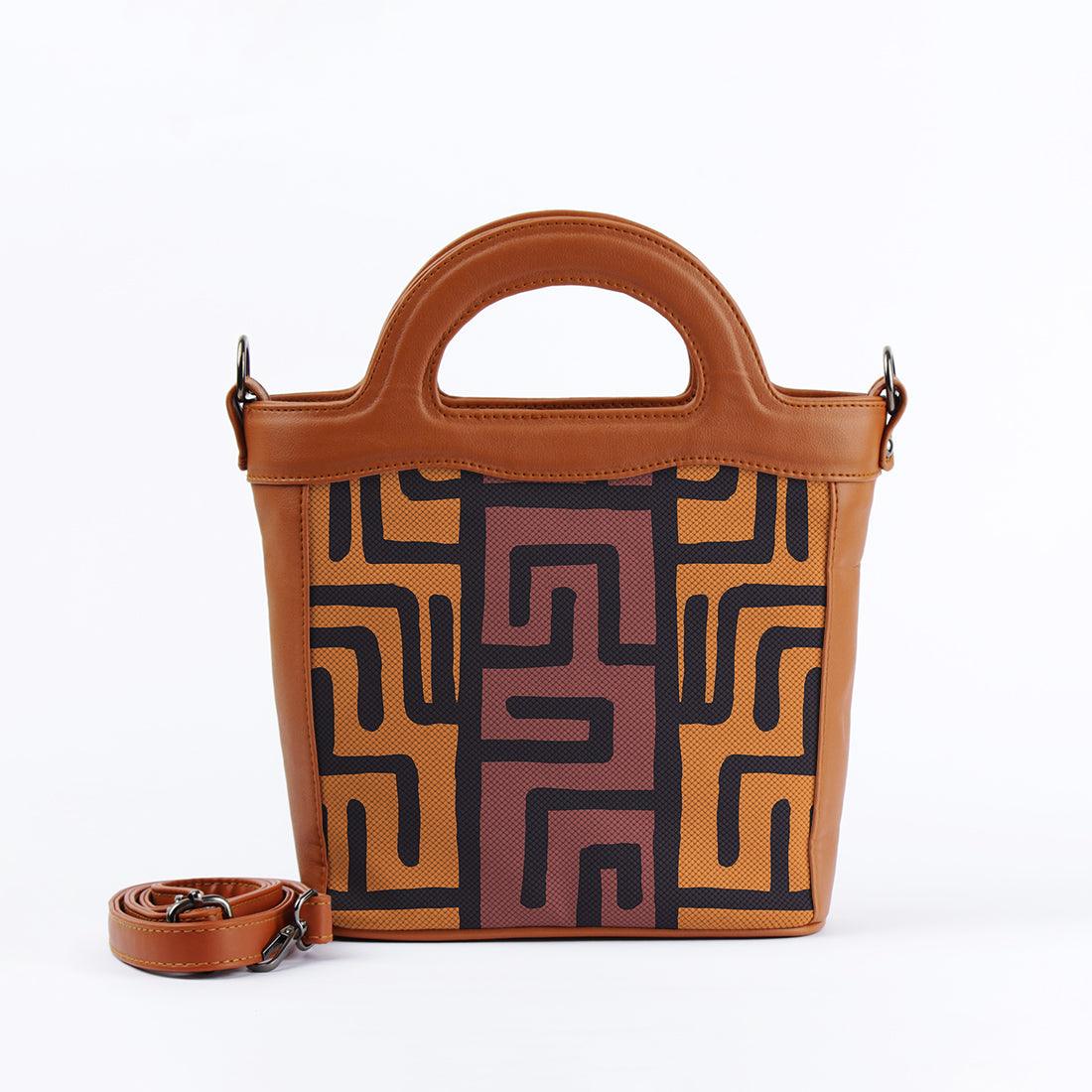 Havana Top Handle Handbag African Tribal - CANVAEGYPT