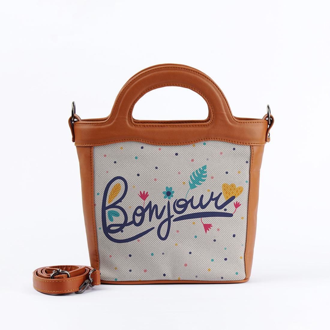 Havana Top Handle Handbag Bonjour - CANVAEGYPT