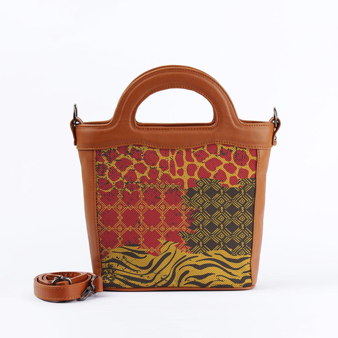 Havana Top Handle Handbag Mixed Cheetah - CANVAEGYPT