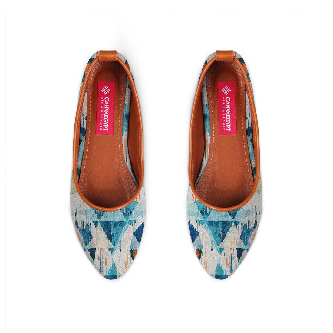 Havane Round Toe Shoe Happy blue - CANVAEGYPT