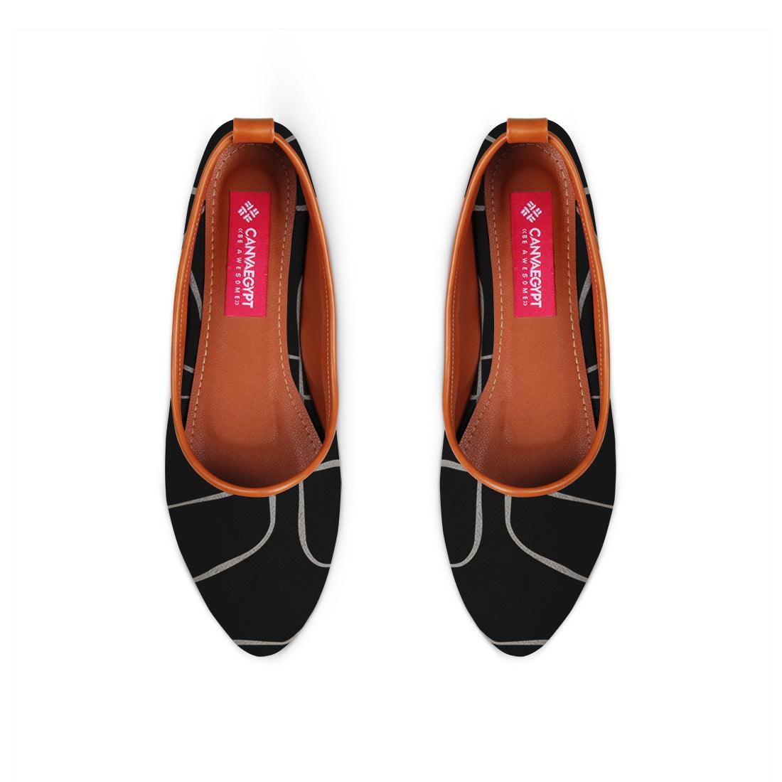 Havane Round Toe Shoe Line in black - CANVAEGYPT