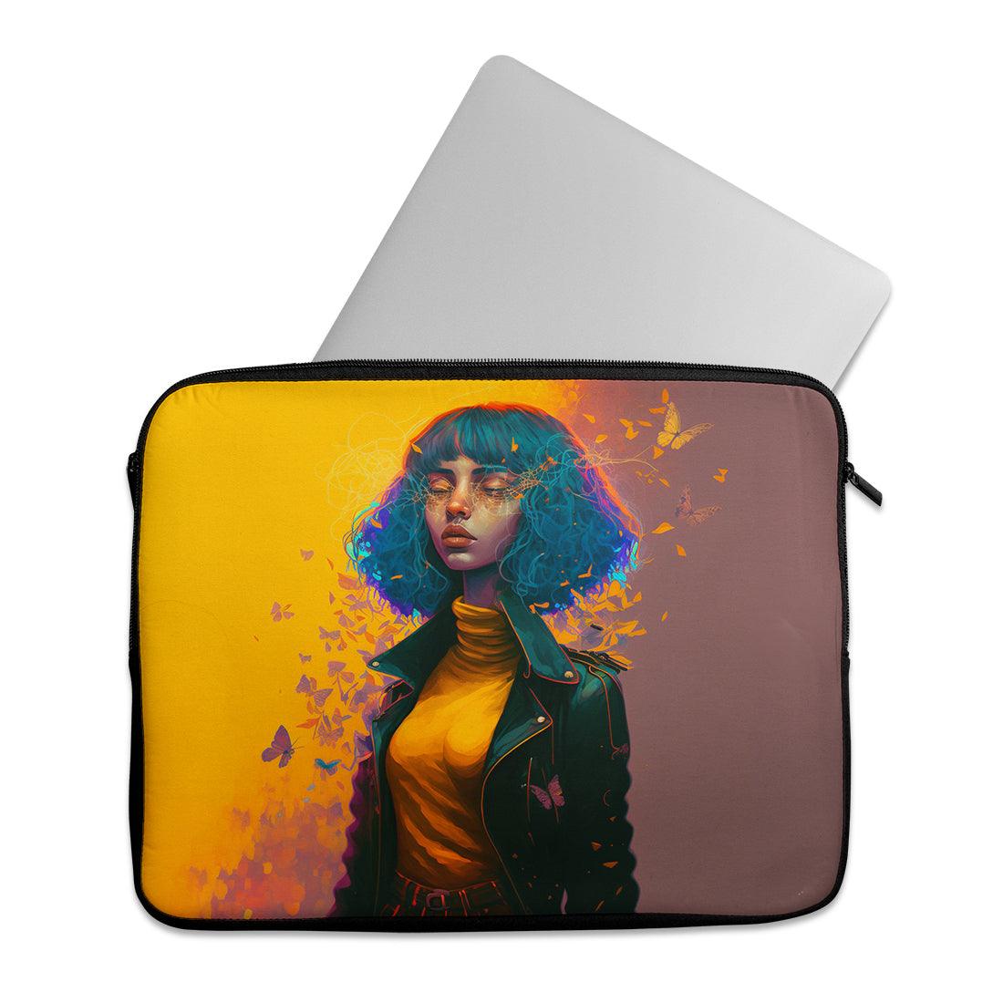 Laptop Sleeve Cyberpunk Butterfly - CANVAEGYPT