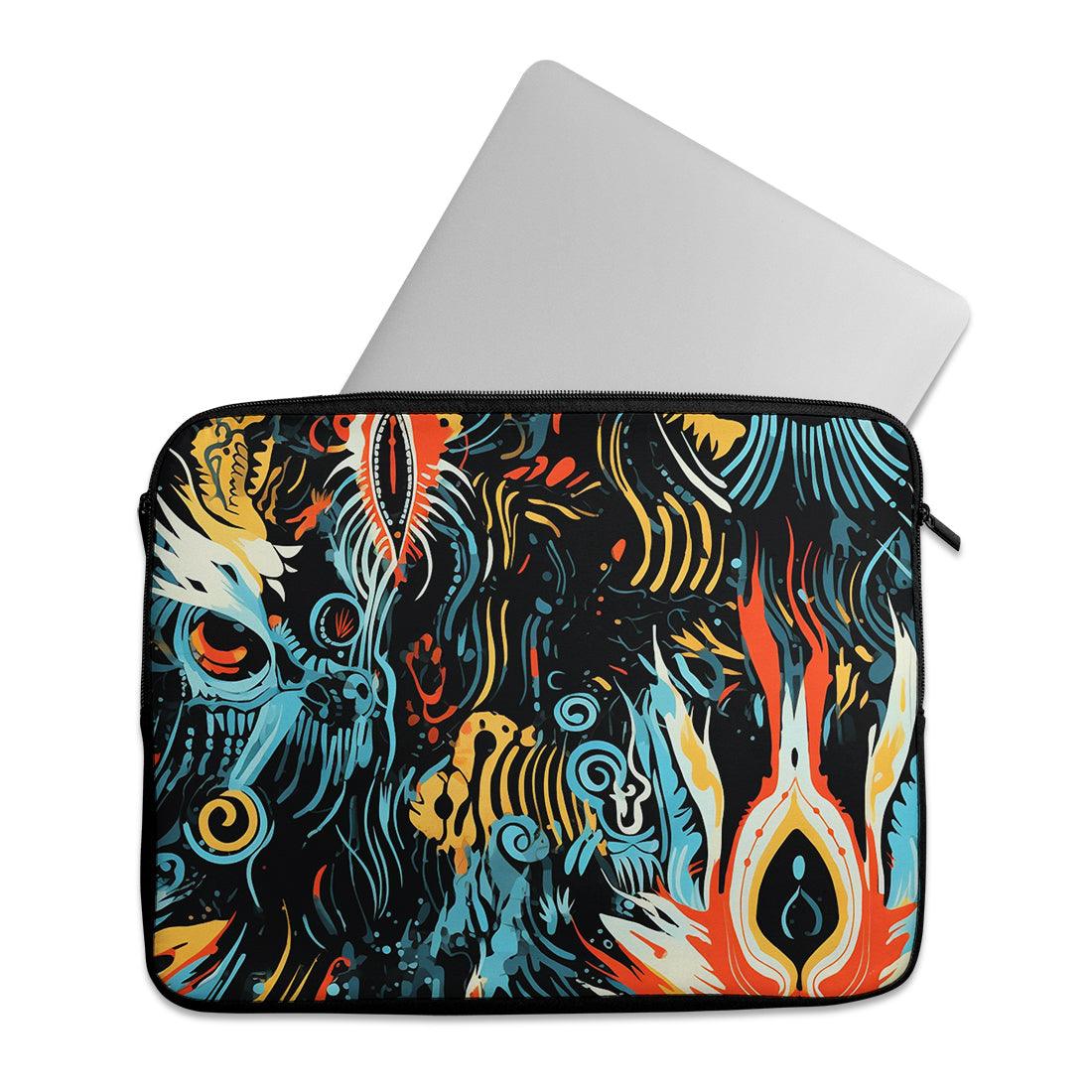 Laptop Sleeve Flaming Ikat Vortex - CANVAEGYPT