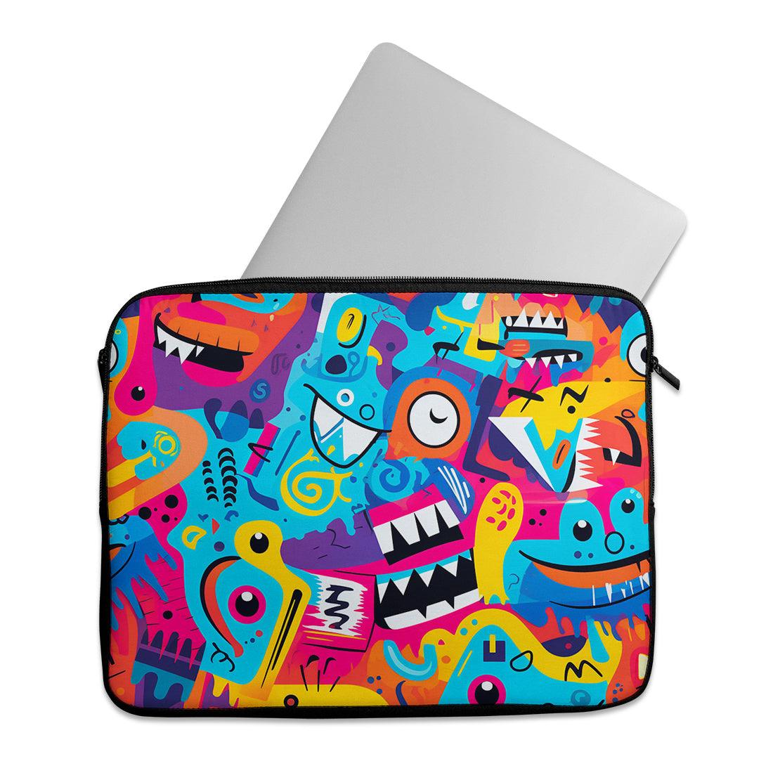 Laptop Sleeve Kaleidoscope of Whimsy - CANVAEGYPT