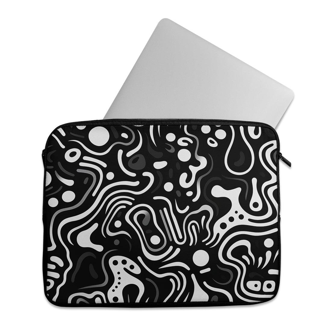 Laptop Sleeve Monochrome Maelstrom - CANVAEGYPT